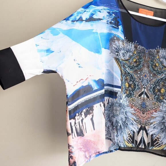 Clover Canyon Boxy back sheer blouse - Picture 4 of 9